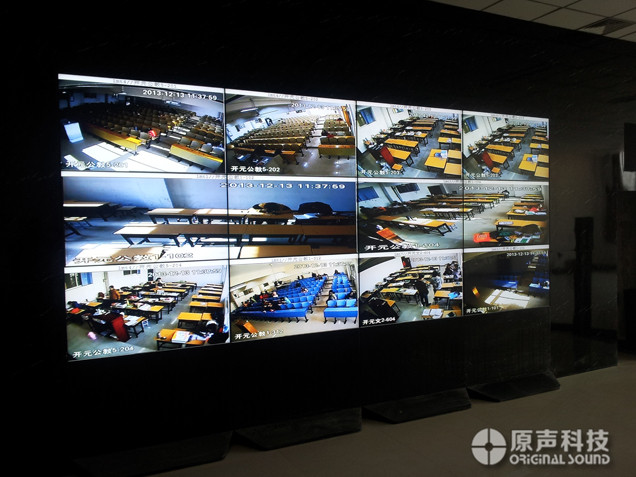 河南科技大学图书馆考试监控大屏拼接项目